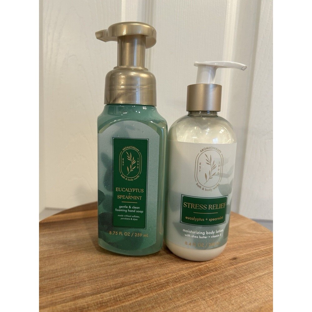 Bath & Body Works Aromatherapy Eucalyptus Spearmint Lotion & Hand Soap